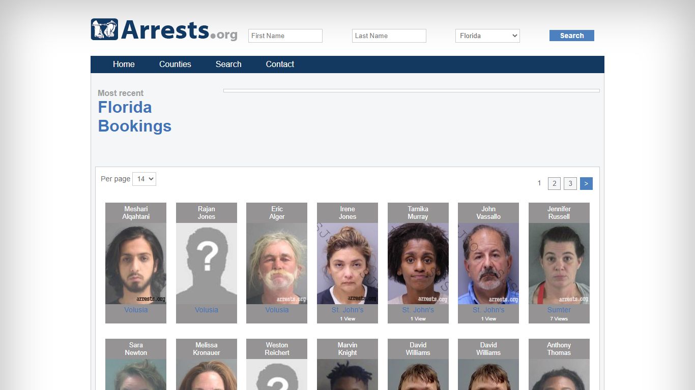 Search Florida Florida Jail Arrest Records